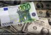 Euro leaps on French election results, dollar broadly lower