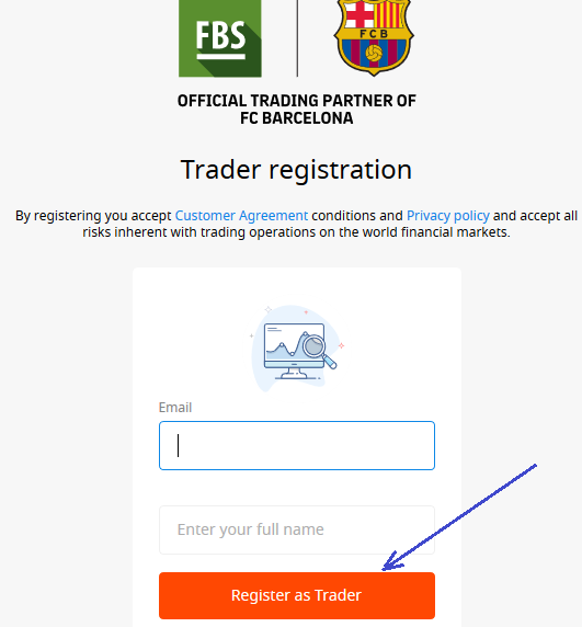FBS Broker Cabinet Account Registration