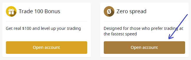 FBS Zero Trading Account